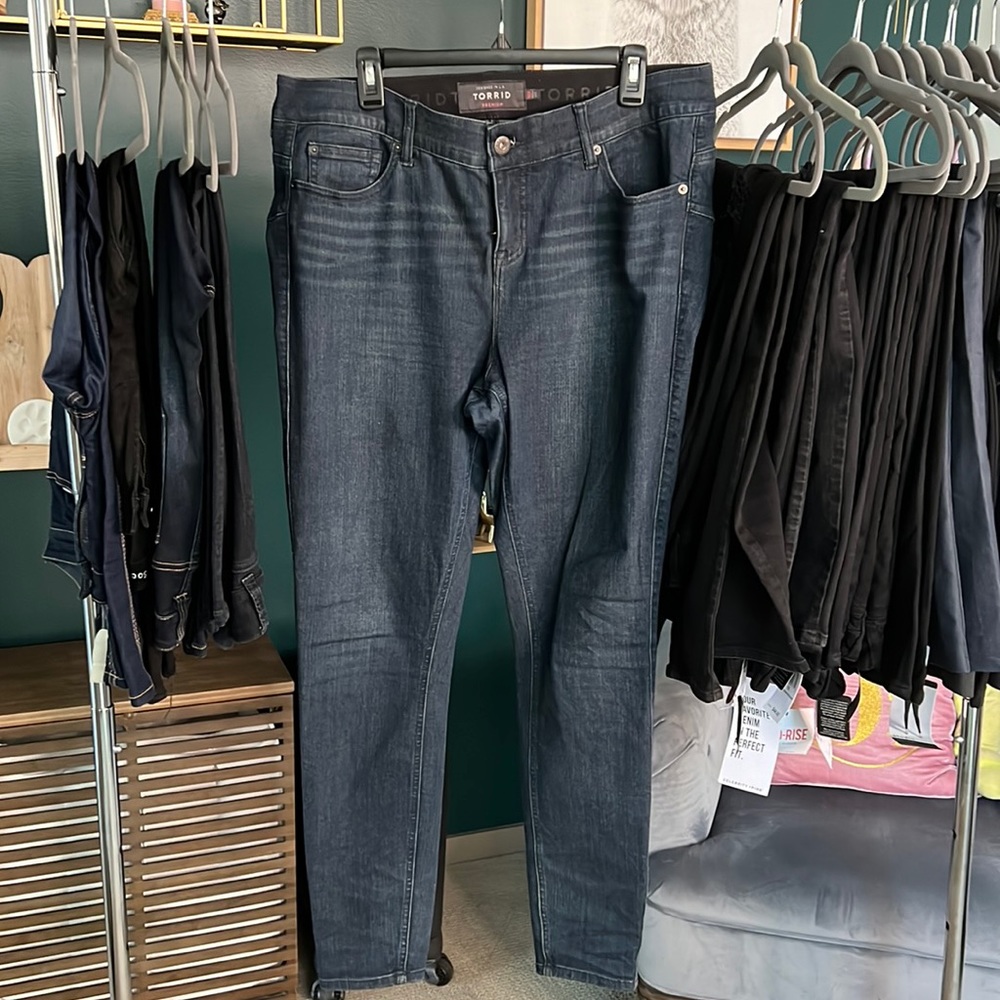 Torrid blue jeans. Worn twice